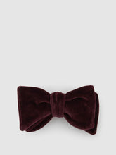 Velvet Bow Tie in Bordeaux | Reiss Discount