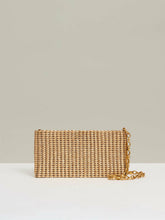 Beaded Removable Strap Shoulder Bag in Gold | Reiss Sale