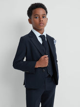3-9 yrs Wool Blend Single Breasted Blazer in Navy | Reiss For Sale