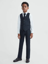 3-9 yrs Wool Blend Waistcoat in Navy | Reiss Onsale
