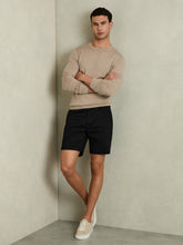 Short Length Casual Chino Shorts in Black | Reiss Sale