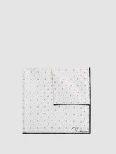 Polka Dot Silk Pocket Square in White | Reiss Sale