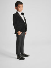 4-9 yrs Single Breasted Velvet Blazer in Black | Reiss US
