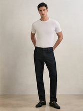 Straight-Leg Jeans in Raw Indigo | Reiss Discount