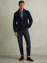 Cotton-Stretch Slim-Fit Jeans in Indigo Blue Wash | Reiss US