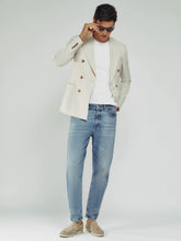 Relaxed-Fit Cropped Jeans in Light Blue Wash | Reiss For Sale