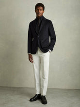 Single-Breasted Blazer With Gilet Insert Regular-Fit in Navy | Reiss US