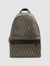 Monogram-Print Coated-Canvas Backpack in Grey Multi | Reiss Discount