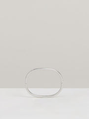 Hinged Crystal Cuff in Silver | Reiss Onsale