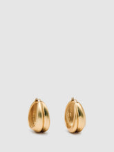 Sculptural Hoop Earrings in Gold Tone | Reiss USA
