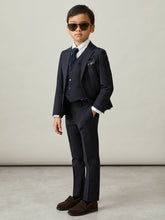 9-13 yrs Wool Blend Waistcoat in Navy | Reiss Near Me