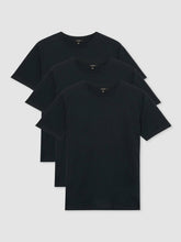 Cotton-Jersey Crew-Neck T-shirts 3 Pack in Navy | Reiss Near Me