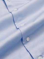 9-13 yrs Slim-Fit Cotton Shirt in Soft Blue | Reiss Near Me