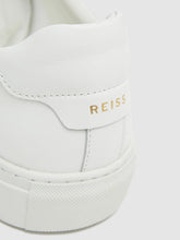 Leather Low-Top Trainers in White | Reiss Sale