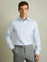 Regular Fit Shirt in Soft Blue | Reiss Near Me