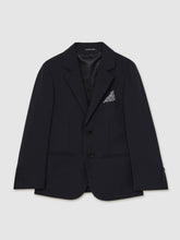 13-14 yrs Wool-Blend Single-Breasted Suit Blazer in Navy | Reiss Discount