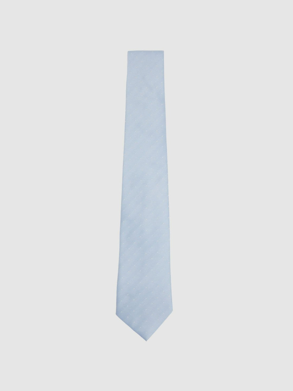 Polka Dot Silk Tie in Light Blue | Reiss