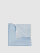Ceremony Light Blue Silk Pocket Square | Reiss US