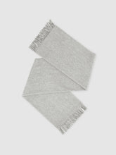 Wool-Cashmere Scarf in Soft Grey | Reiss USA