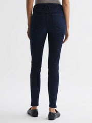 Good American Sculpting Skinny Jeans in Mid Blue | Reiss For Sale