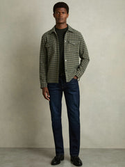 Cotton Crew Neck T-Shirt in Oxidised Green | Reiss For Sale