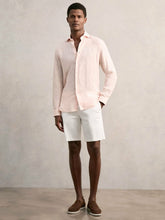 Cotton Chino Shorts with Stretch in White | Reiss Sale