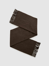 Wool-Cashmere Scarf in Chocolate | Reiss For Sale