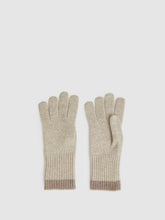 Wool Blend Tipped Gloves in Taupe | Reiss Near Me
