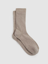 Cotton Blend Ribbed Loafer Socks in Neutral | Reiss