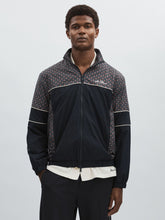 Les Deux Printed Track Jacket in Dark Navy | Reiss Sale