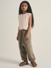 9-13 yrs | Les 100 Ciels Jersey Joggers in Mink | Reiss Discount