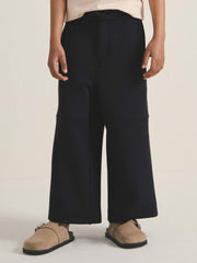 4-9 yrs | Les 100 Ciels Wide-Leg Joggers in Navy | Reiss Near Me