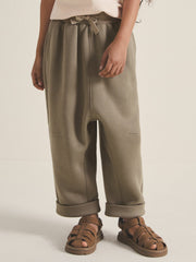 13-14 yrs | Les 100 Ciels Jersey Joggers in Mink | Reiss Onsale