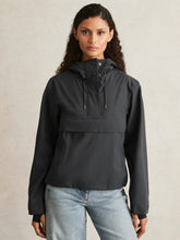 Rains Hardshell Short Jacket in Navy | Reiss USA