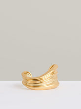 Fluid Sculpted Cuff in Gold Tone | Reiss Sale