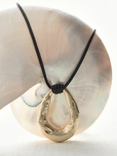 Molten Link Pendant Necklace in Gold Tone | Reiss