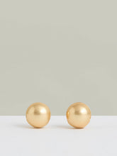 Polished Ball Huggie Earrings in Gold | Reiss USA