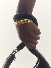 Molten Square Bracelet in Gold Tone | Reiss Near Me