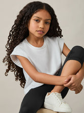9-13 yrs Three-Quarter Length Leggings in Black | Reiss Near Me