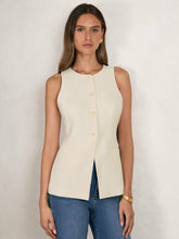 Luxe Suiting Vest in Cream | Reiss Discount