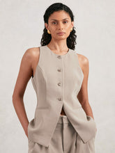 Luxe Suiting Vest in Beige | Reiss Sale