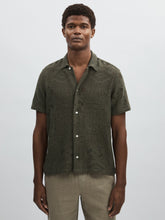 Les Deux Blend Lace Shirt in Olive Green | Reiss