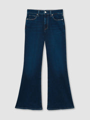 Paige High Rise Flared Jeans in Marciella Blue | Reiss USA