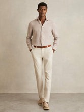 Cotton-Piqué Slim-Fit Chinos in Off White | Reiss For Sale