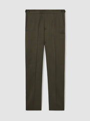Slim-Fit Suit Trousers in Dark Green | Reiss Near Me