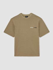 | Ché Cotton-Linen Sunset T-Shirt in Sage Green | Reiss Onsale