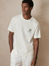 | Ché Cotton Palm-Tree T-Shirt in White | Reiss US