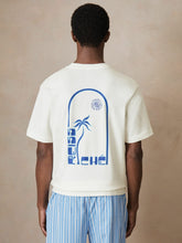 | Ché Cotton Palm-Print T-Shirt in White | Reiss Near Me