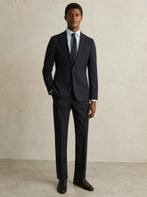 Wool-Blend Single-Breasted Suit Blazer Slim-Fit in Navy | Reiss Near Me