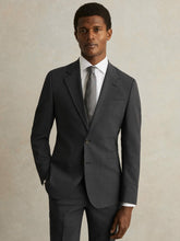 Wool-Blend Single-Breasted Suit Blazer Slim-Fit in Grey | Reiss For Sale